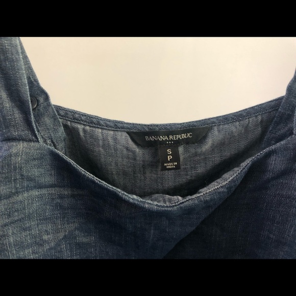 Summer tank, adjustable, light jean - Picture 2 of 4